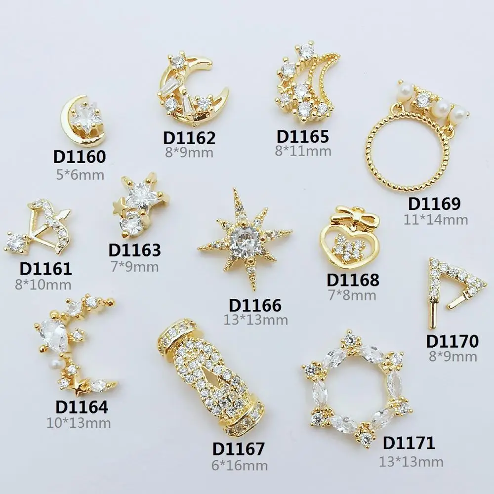 Nail Art Jewelry Alloy Zircon Diamond Nail Art Zircon Charms