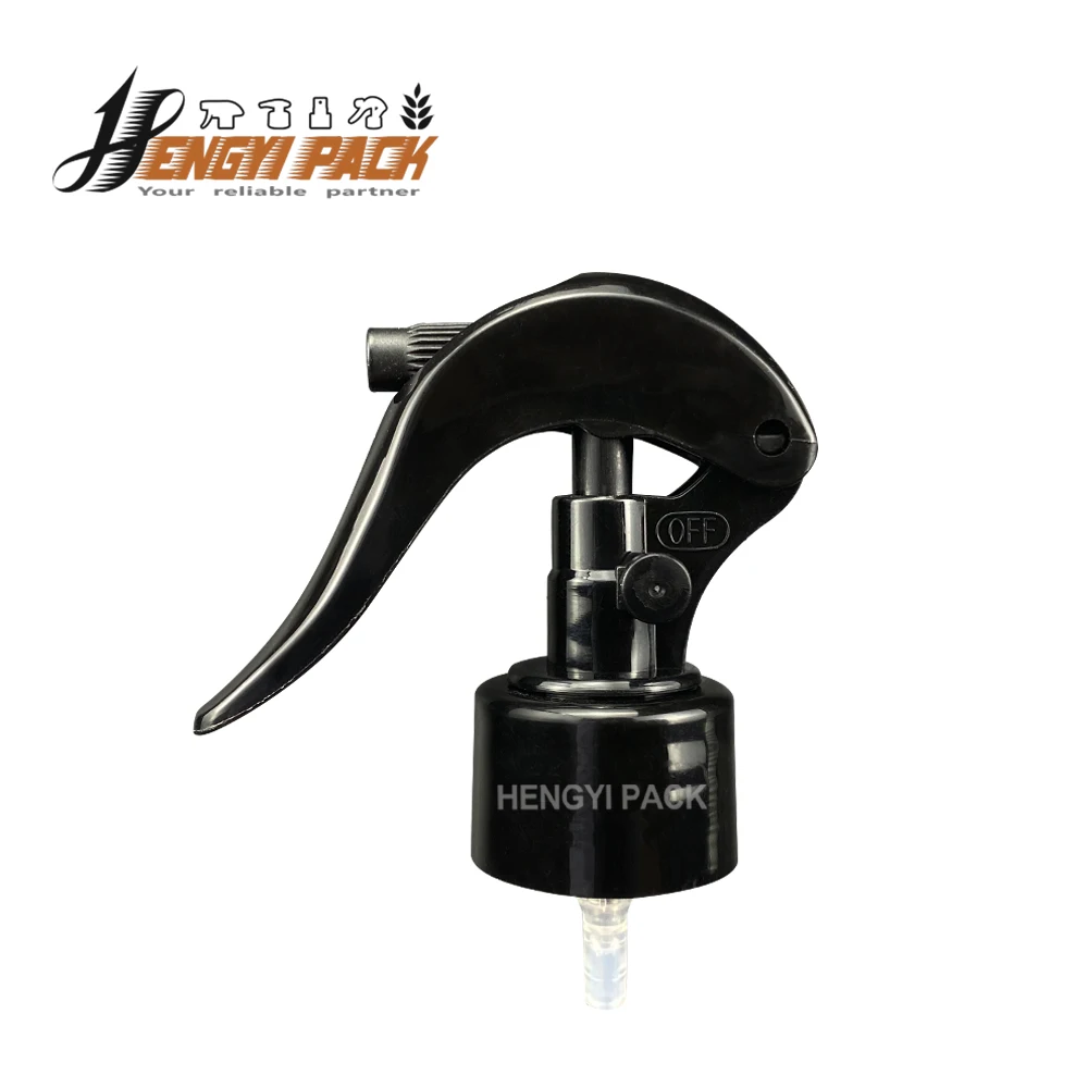 Mini Trigger Sprayer Finger Sprayer All Plastic Smooth Collar Ribbed Collar 20/410 24/410 28/410 for Perfume Spray Bottle