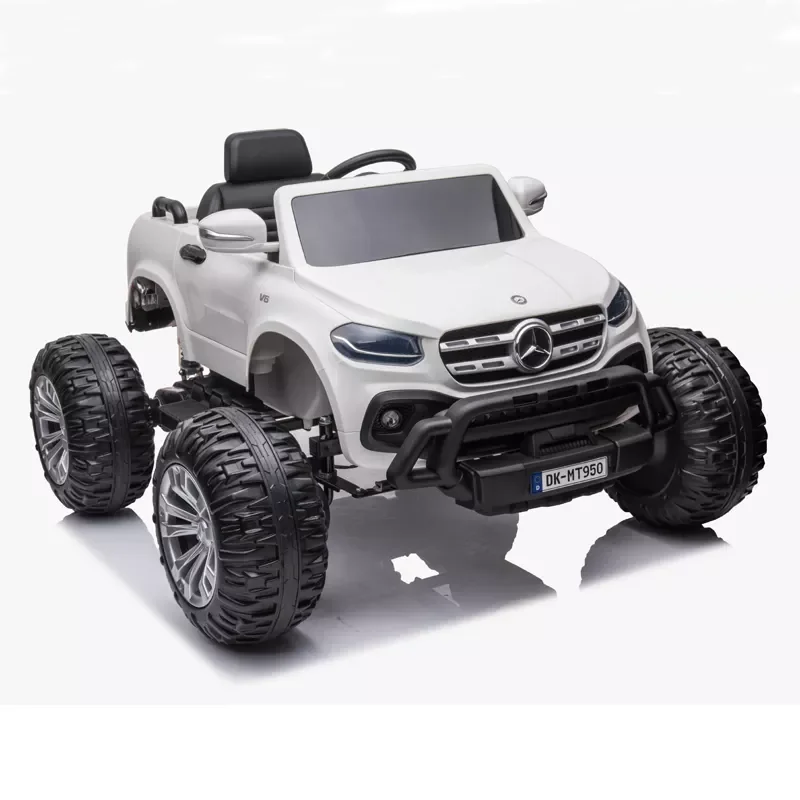Benz Monster Truck licensed electric cars for 10 year olds kids to drive big 24v battery