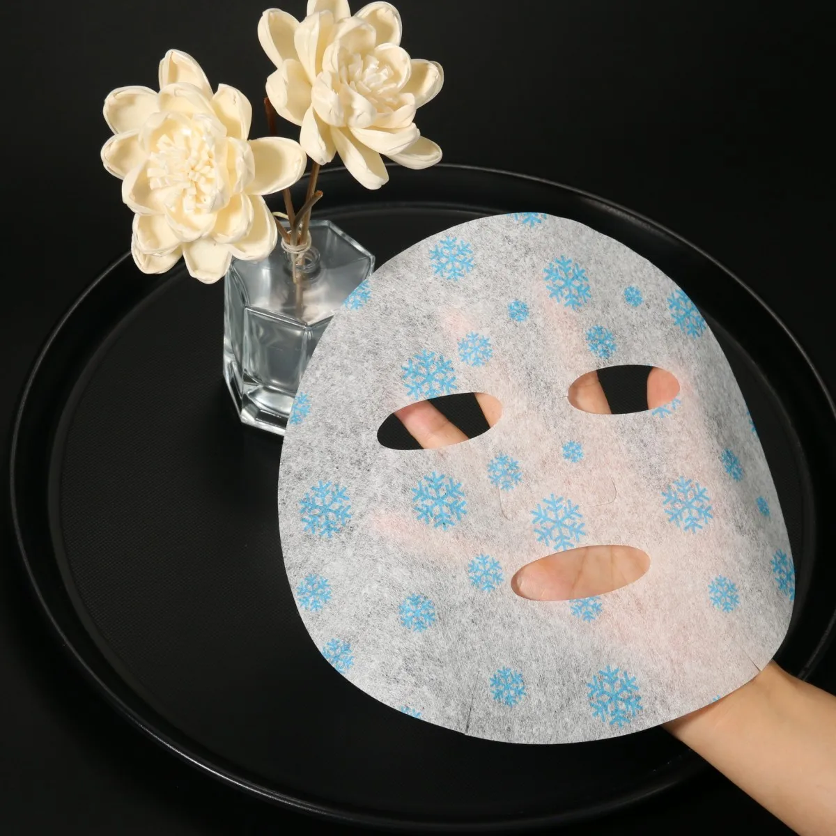 Organic Face Paper Bio Cellulose Sheet Dry Facial Mask for Beauty Salon Face Mask cloth