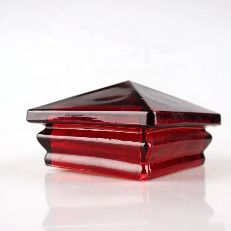 Custom outdoor garden and home square shape copper fence post caps