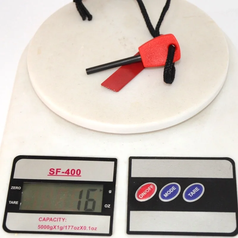 SP23-3926 Carbonate Block Flint Stone Camping Steel Metal Outdoor Survival Effective Fire Starter Starting Tool Magnesium