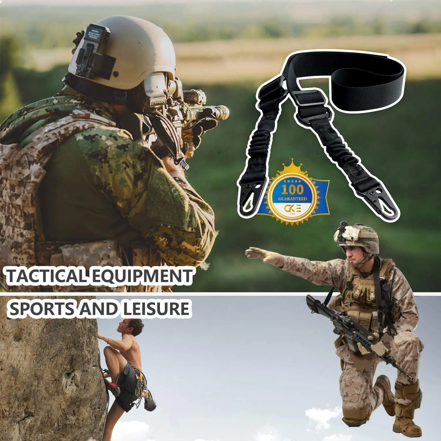 Оптовая продажа, высокое качество, быстрая регулировка, одиночный Тактический ремешок для охоты на открытом воздухе, военный ремешок Cs