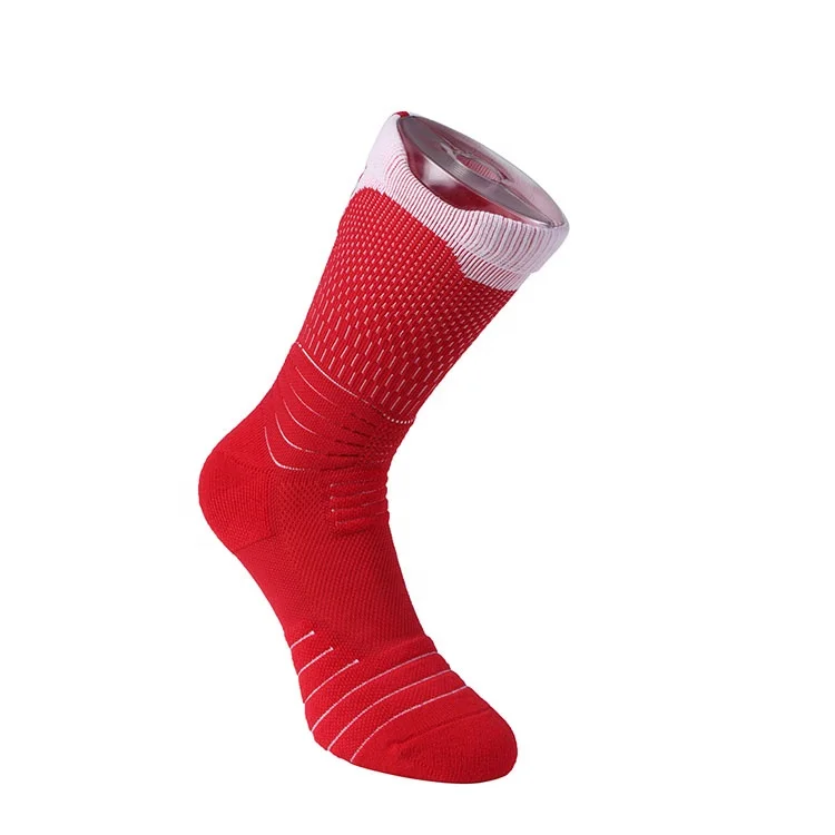 Wholesale white breathable custom design  for any season running sport socks