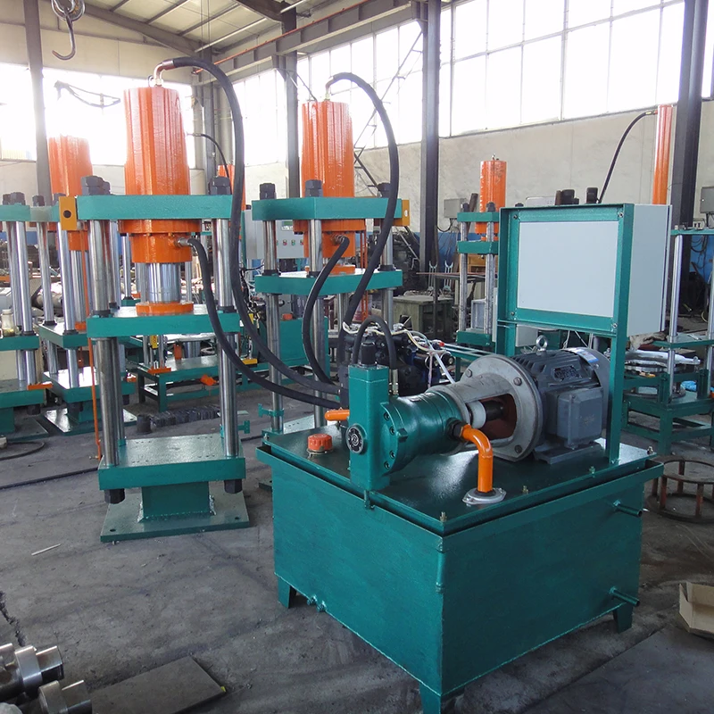 Four column hydraulic press waste plastic recycling processing and forming hydraulic press scallop plate press