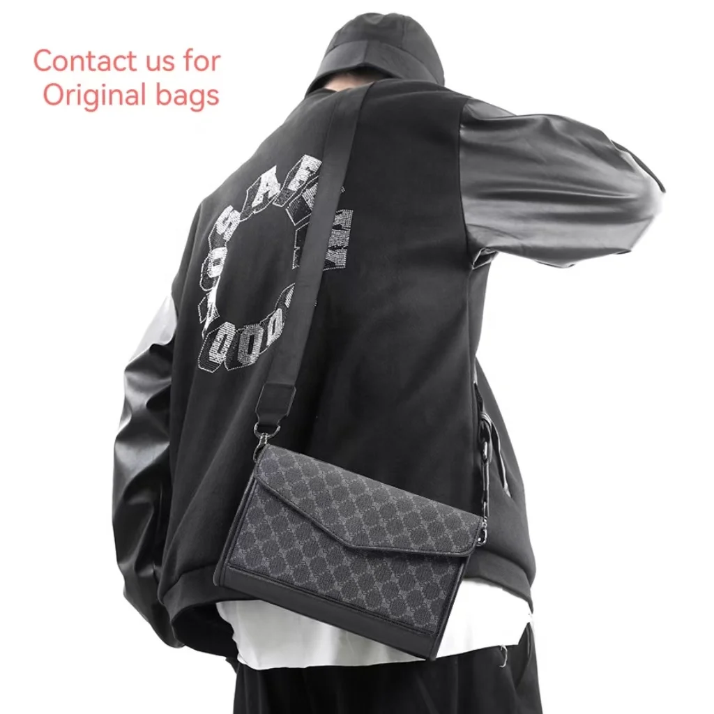 Designer Men Shoulder Briefcase Leather Handbag Luxury Business Man Laptop Bag Messenger Bags 3 Color with dust bag