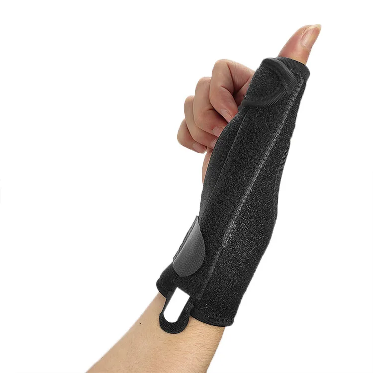 Wrist Brace Thumb Splint Adjustable Soft Stabilizer With Metal Splint Finger Support