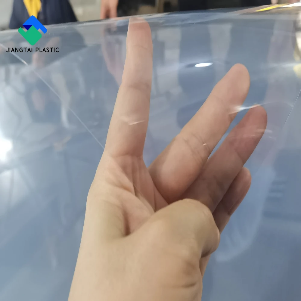 Jiangtai High quality plastic sheeting clear  pvc transparent sheet for vacuum forming