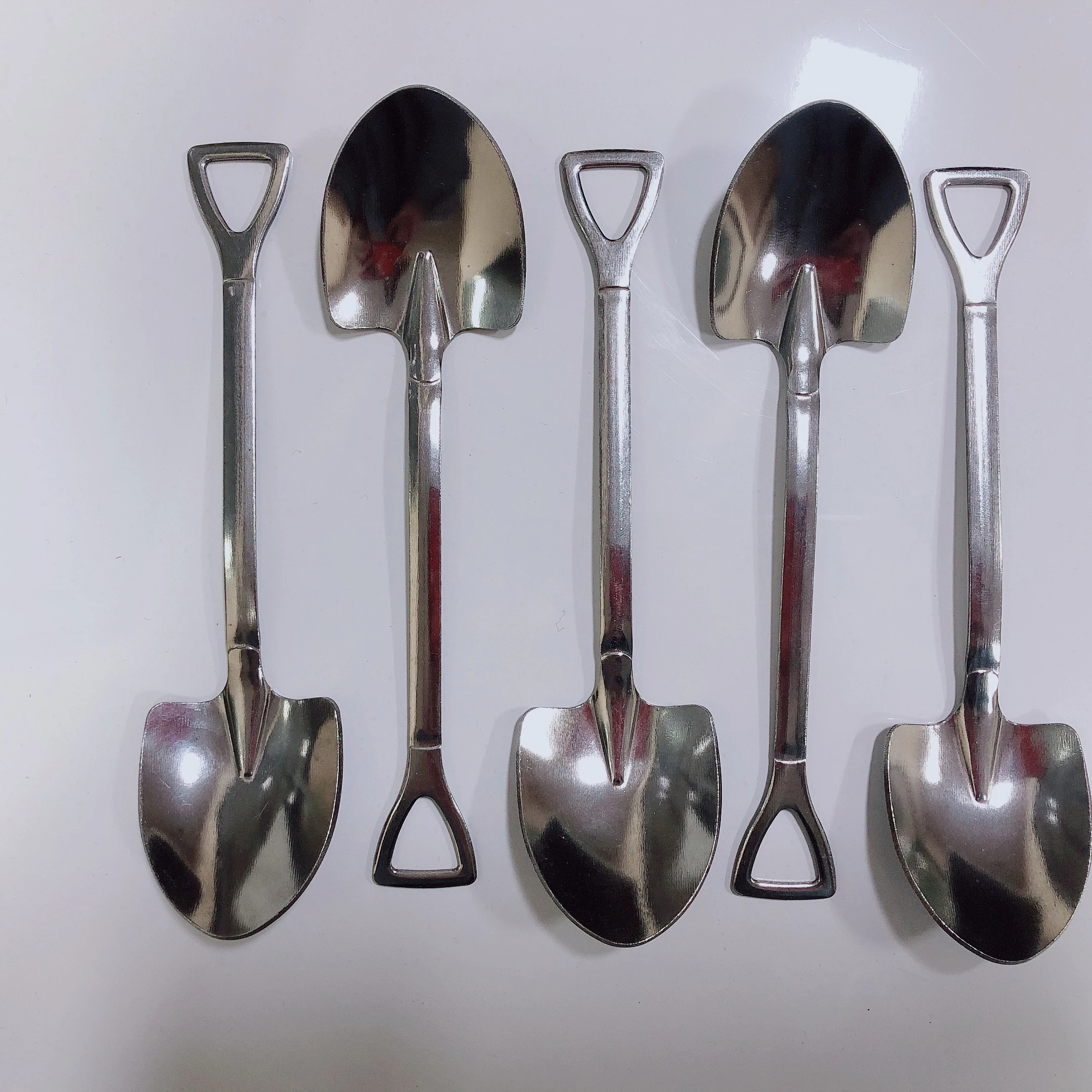 
Competitive Stainless Steel Spoon Custom LOGO Shovel spoon set Tea spoon 