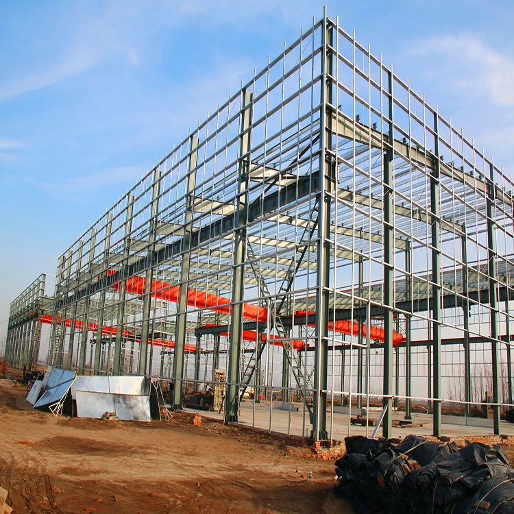 Многоэтажная и двухэтажная стальная конструкция склад предварительно обработанной стали