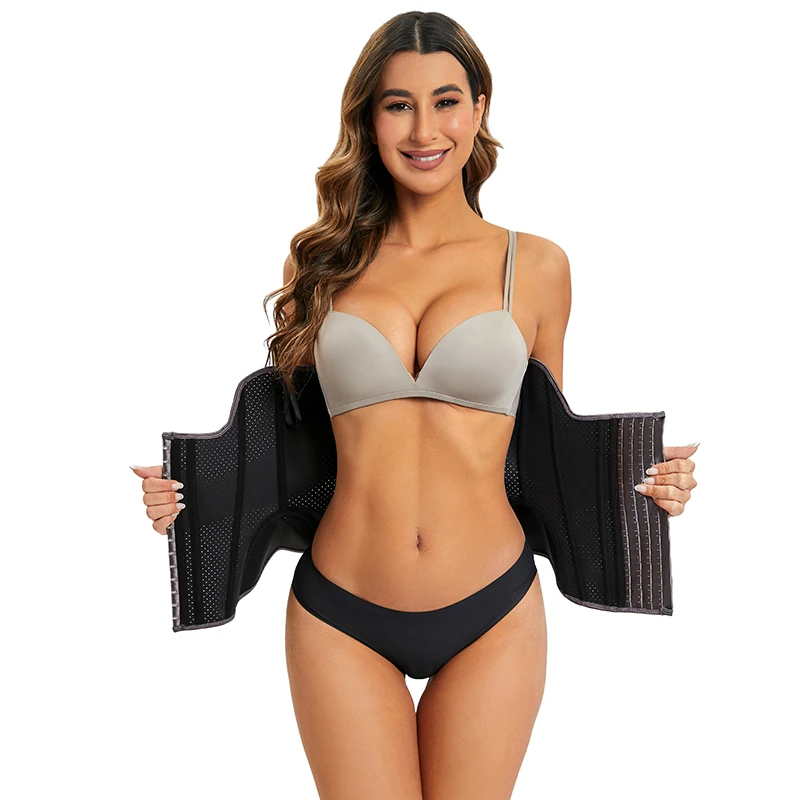 Heighten and Lengthen Private Labels Acceptable Sweat Belt Women Latex Sport Corset Waist Trainer Shaper  LATEX corset