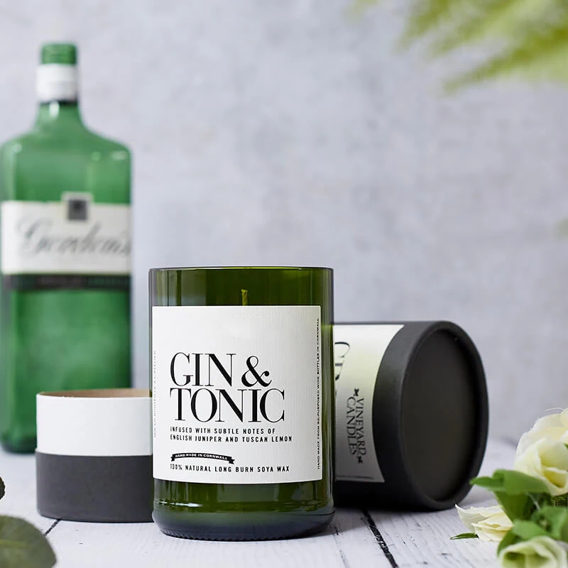 Cheap Aroma Scented Soy Wax Champagne Wine Bottle Candle