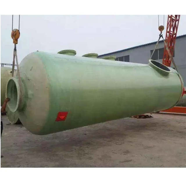 Fiberglass reinforced plastic underground Bio digester FRP Septic Tank 10000Litre