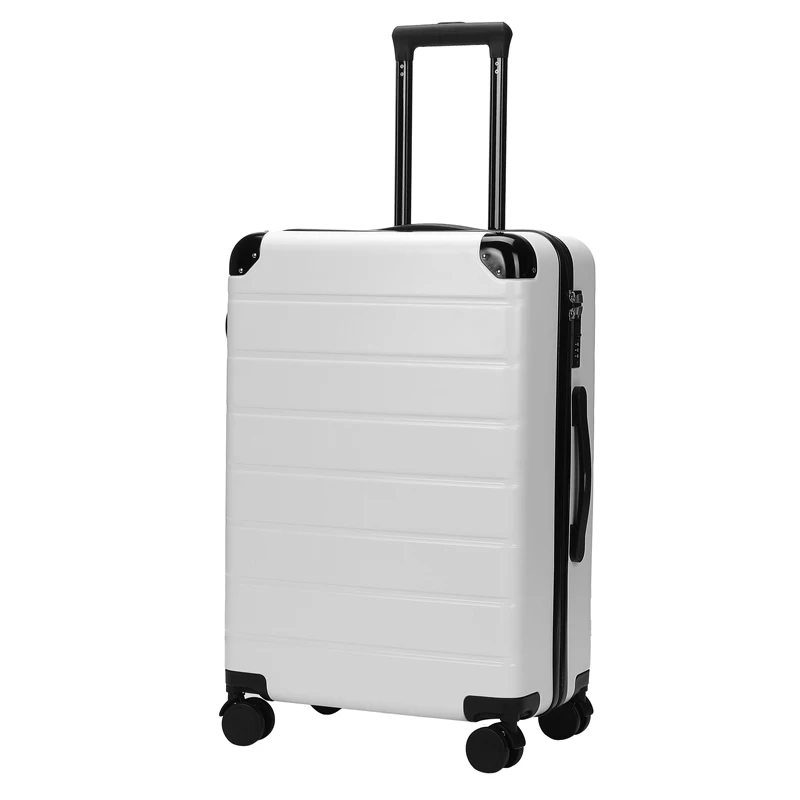 Cabin luggage trolley case suitcases on wheels carry on  20 24 28 suitcase sets jiangxi factory production abs sets