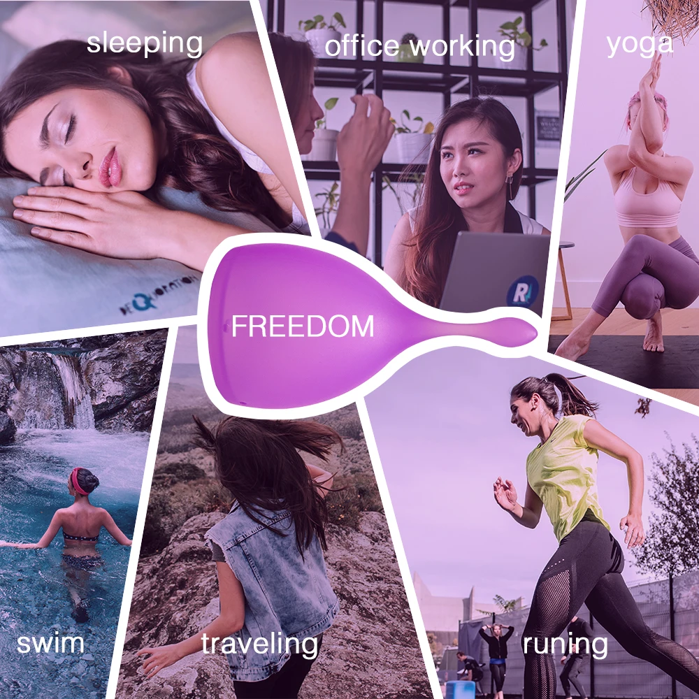 Экологичная многоразовая менструальная Женская чашка