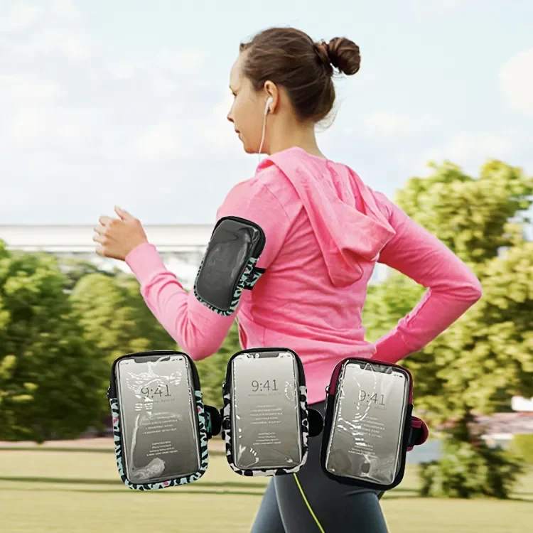 Wilson Waterproof Cell Phone Arm Pouch Bag Sport Running Arm Band Cover Protective Phone Bag