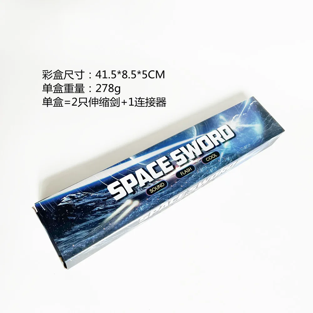 2024 Factory Wholesale Children Toys Led Lighting Up Telescopic Laser Sword Plastic Glow Sticks Light Up Toy