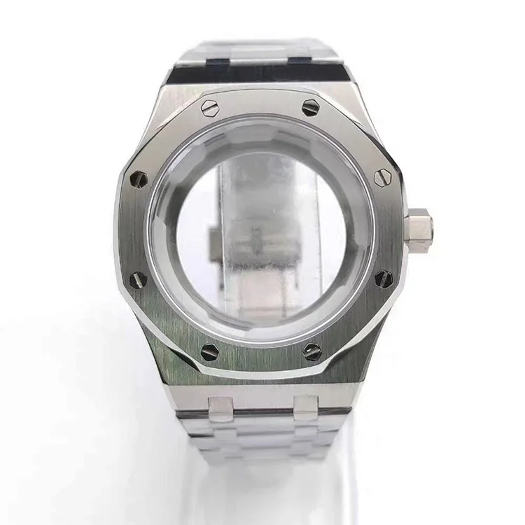 Complete Repair Replacement Parts 42MM Watch Case Complete Kit Multi-functional Watch Accessories For 2813/8215 Movement