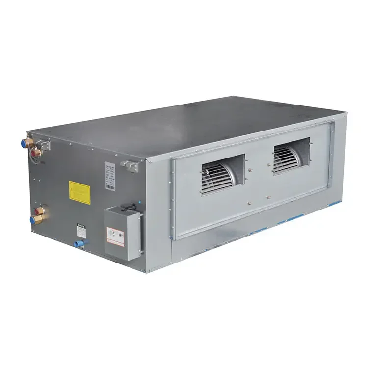 CE Certification High Static Pressure Fan coil FCU Long Distance Wind DC Inverter Duct Fan Coil Unit Room