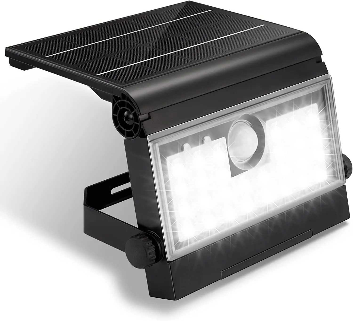 4W Outdoor Wall Solar Lights Fashionable Lamps Camping Portable with Motion Sensor
