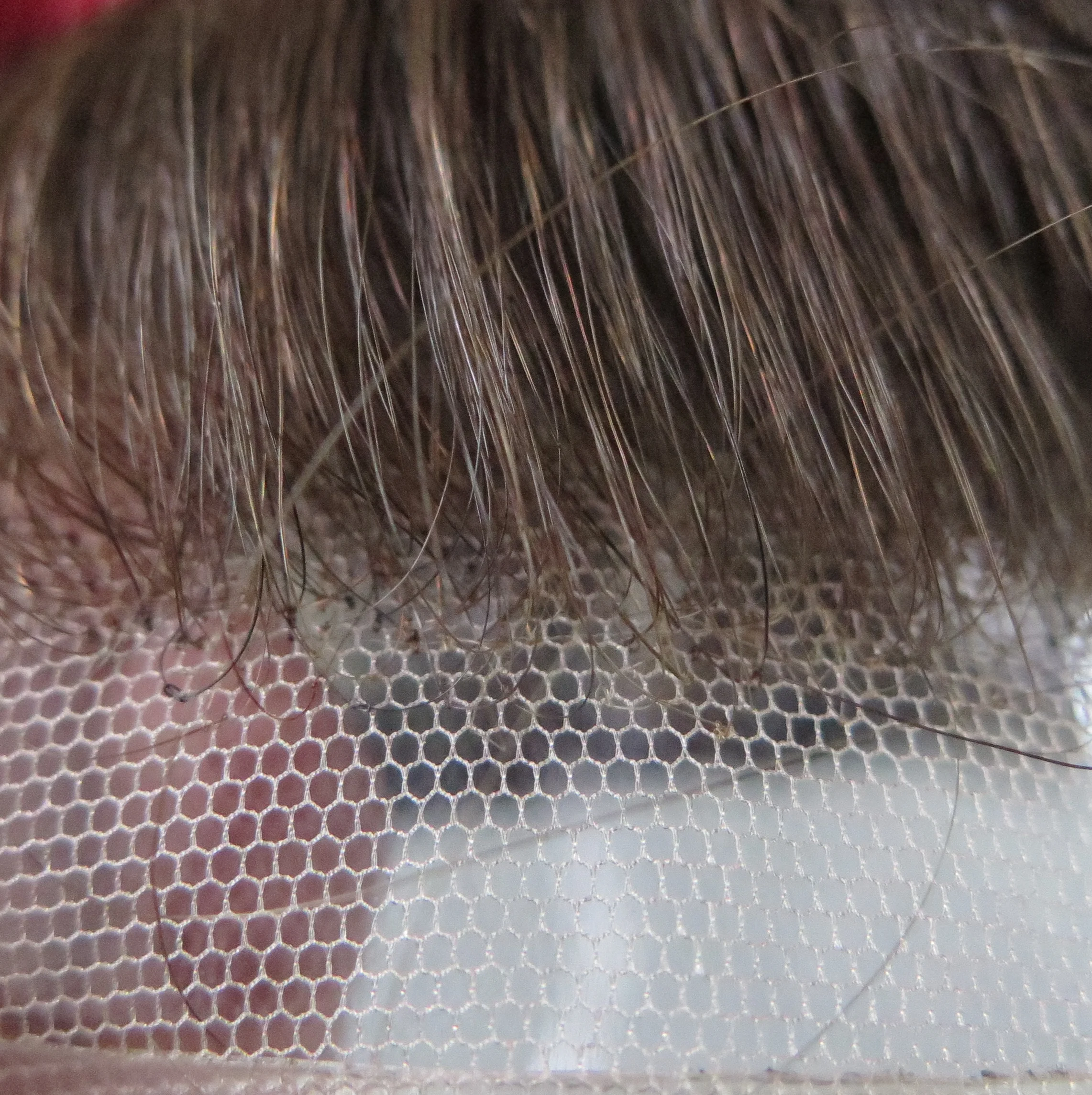 Q6 Lace Front Toupee Poly Skin Wig For Men Human Hair Replacement Natural Hairline Systems