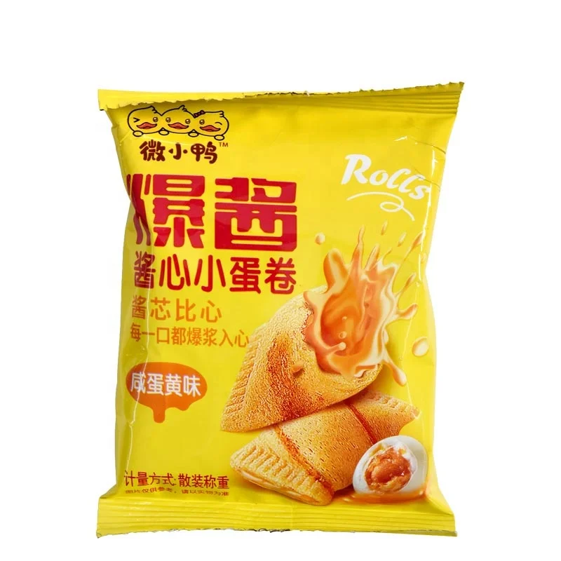 Egg Rolls snacks biscuit cookies smooth cream wafer  crackers salty egg flavor sandwich biscuits