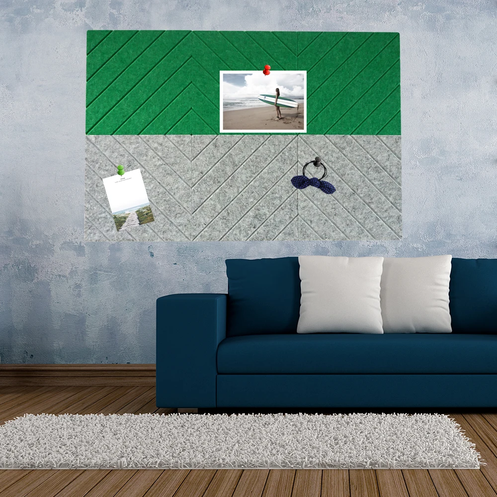Felt Pin Board Diy Design Photo Display Wall Decor Felt Bulletion Memo Board Acoustic Panel