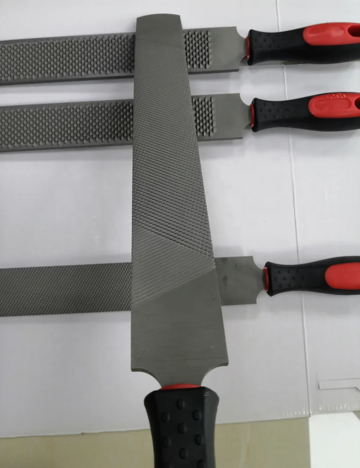 Horshi Horseshoe File 14 Inch Double Sided Hoof Rasp with Rubber Handle Suitable For Repair Horse Hooves, Goat Hooves Etc