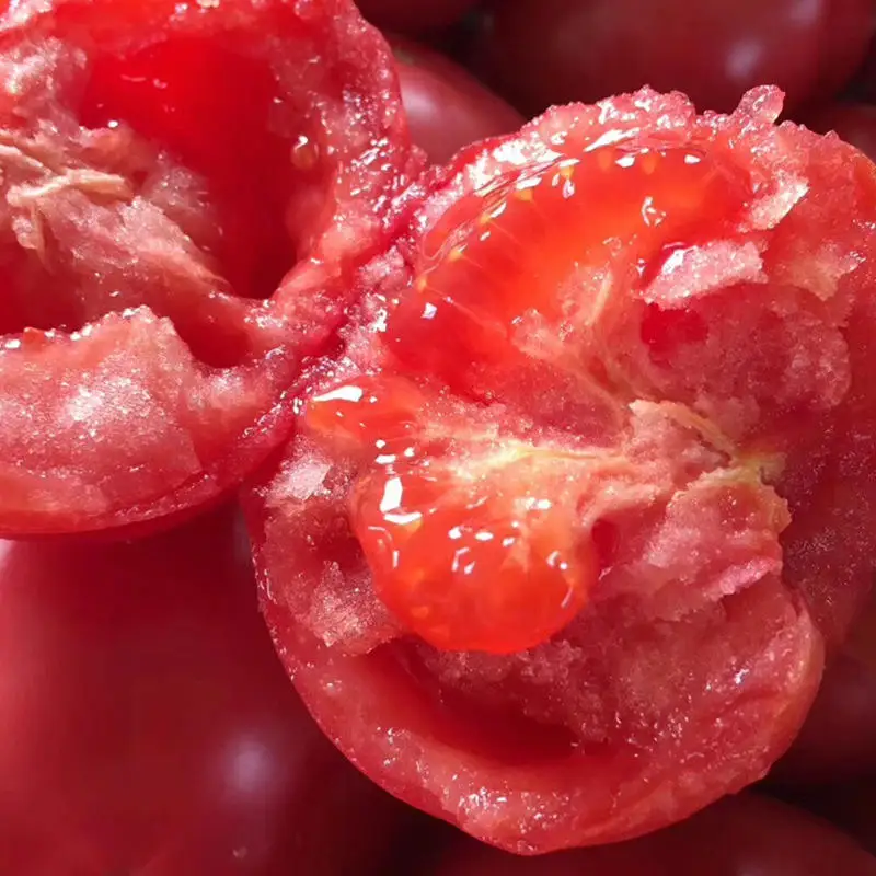 Промышленный замороженный томатный соус в ломтиках хранение при -18°C срок годности 24 месяца