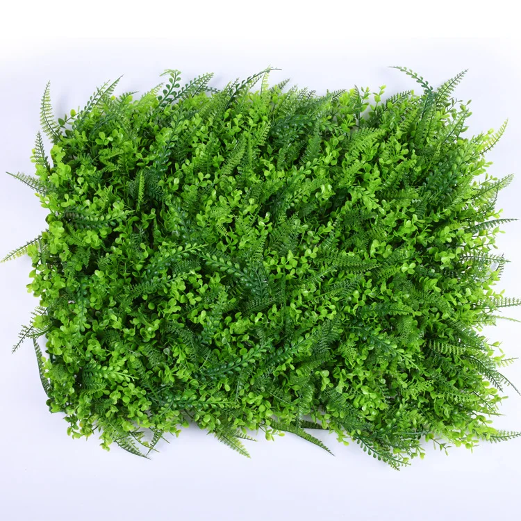 40*60cm Lawn Plastic Hanging Artificial Plant Grass Wall tropical lush artificial green wall foliage panels