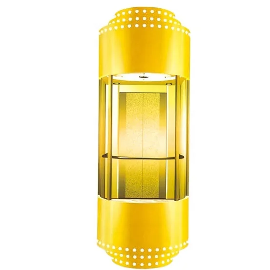 Hotel elevator Price Luxury Panoramic elevator price with glass elevator cabin
