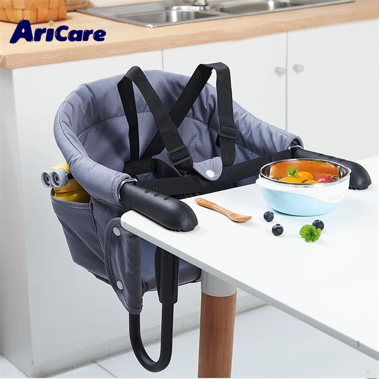 Safety Foldable Hanging Hook On Table Side Baby Travel Portable Eating Baby Feeding Chair