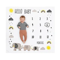 Newborn baby Photography blanket Milestone digital blanket