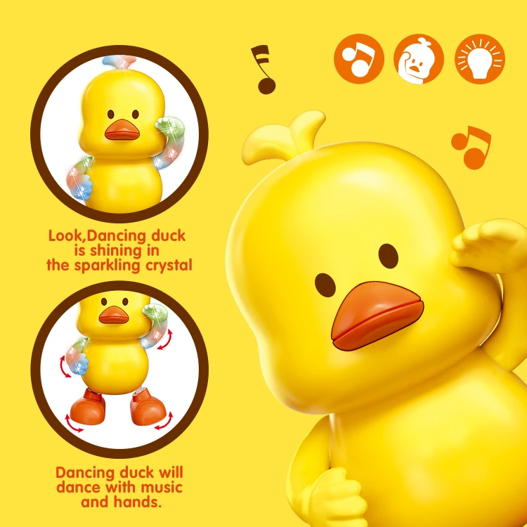 
Manufacturers selling electric baby toys with music walking swinging and dancing duck 