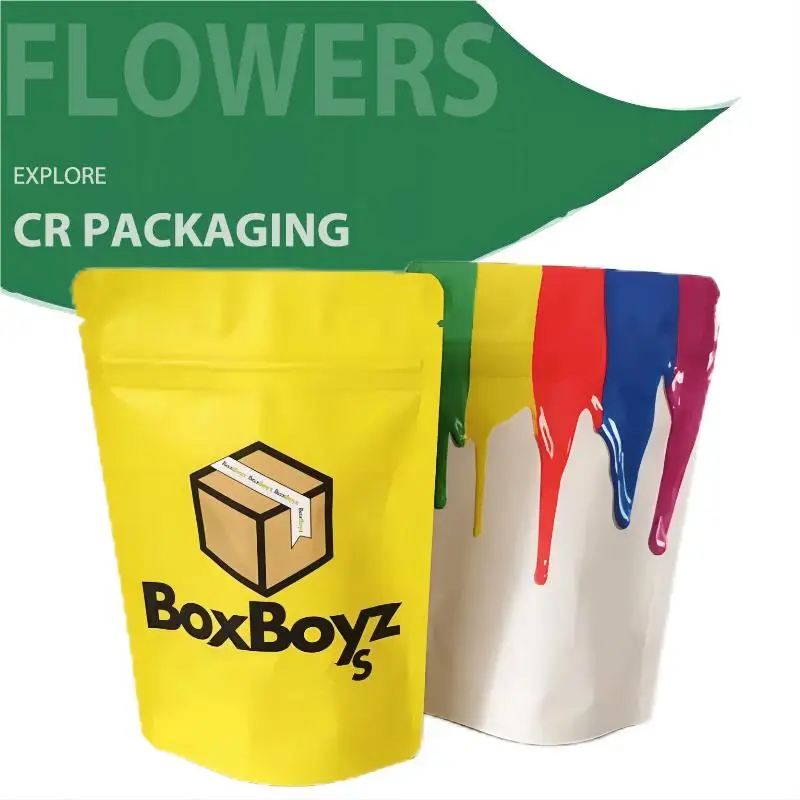 Food Packaging Supplies Zkittlez hash lax packs Medibles ten.co super dope Mylar Bags 3.5G Smell Proof Custom Printed