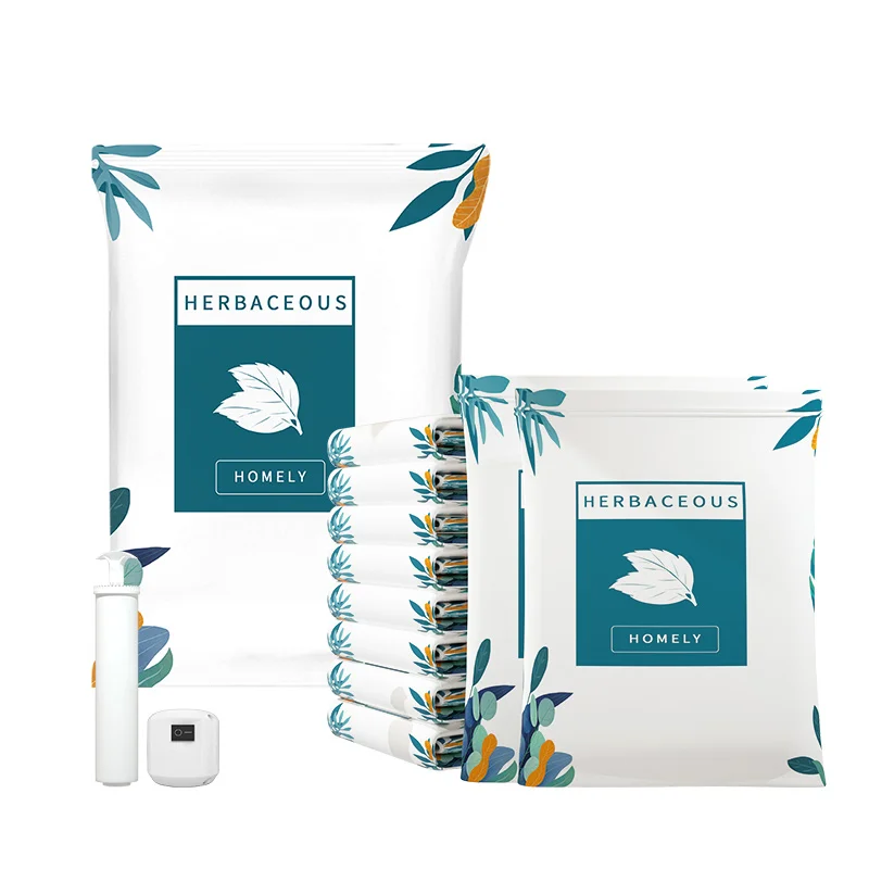 Custom Space Saver Vacuum Storage Bag with zip home vacuum seal storage packaging bag