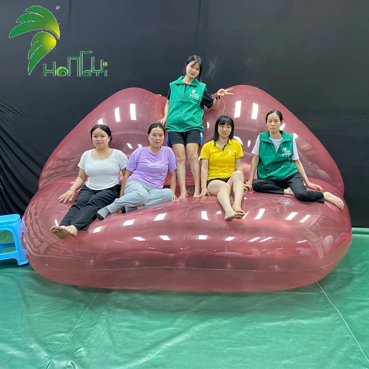 Giant advertising inflatable sofa, Big mouth air sofa inflatable transparent inflatable air sofa