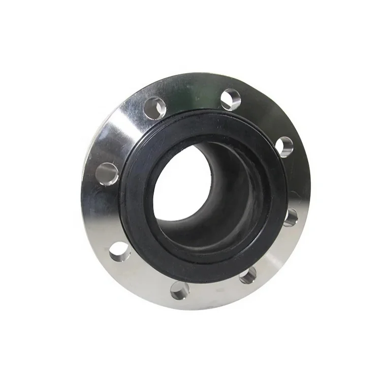 Wholesaler dealer stainless steel 304 flange rubber expansion joint for DN100 PN16 union type
