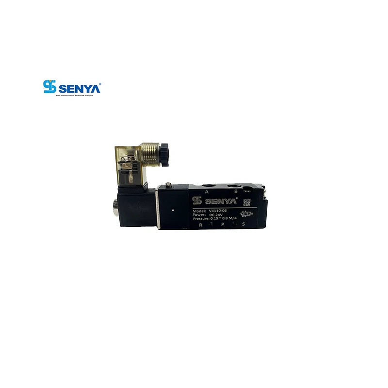 4V Series Single Coil Control Solenoid Valve DC24V DC12V AC110V AC220V Pneumatic Directional Solenoid Valve