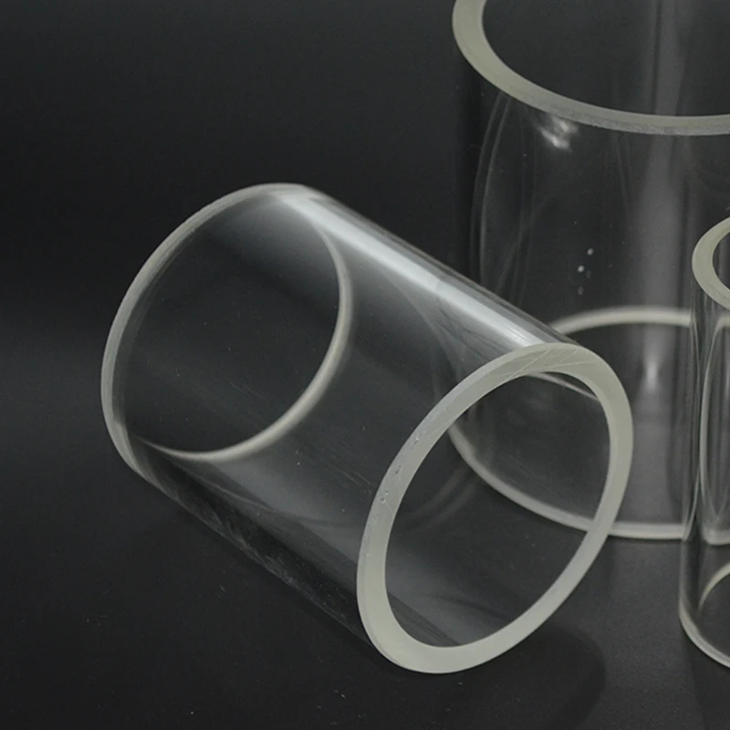 
Large Diameter Fire Polishing Clear Tube Both Side Open Quartz Glass Cylinder Tube 