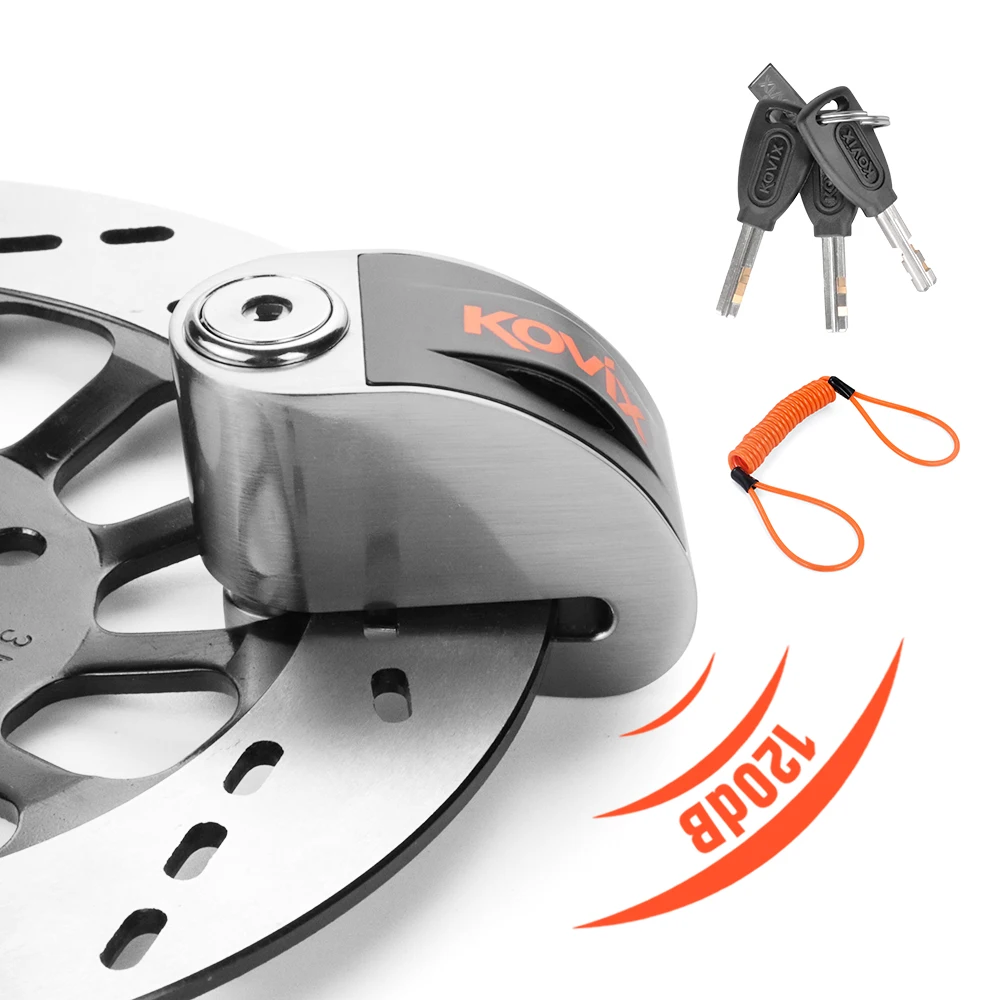 120dB anti-theft Universal Motorcycle Lock Wather-Proof Electronics Alarm Lock Security Motorcycle Alarm Lock