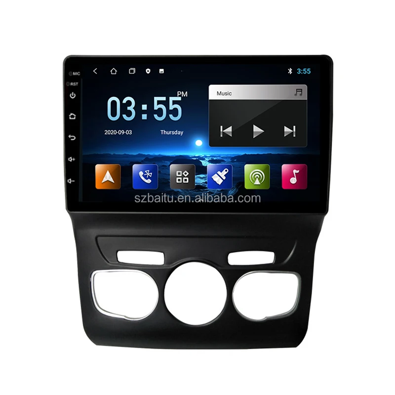 Android Car Radio Multimedia Dvd Player Gps Navigation Video Double Din Car Stereo for Citroen C4 2 B7 2013-2016 Android 12