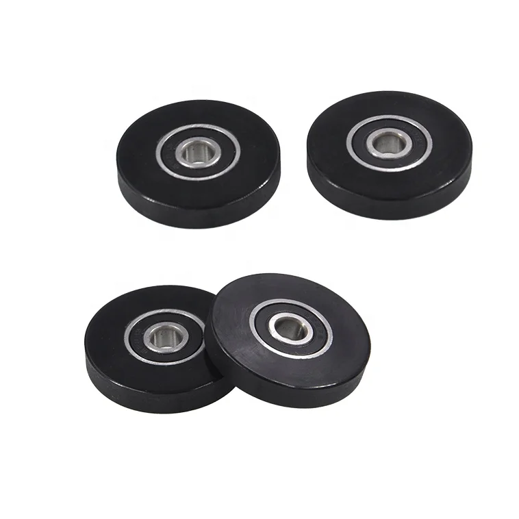 Smoothly PU62845-8 Polyurethane Bow Roller 8x45x8mm Small Roller Wheel for Cash Counter