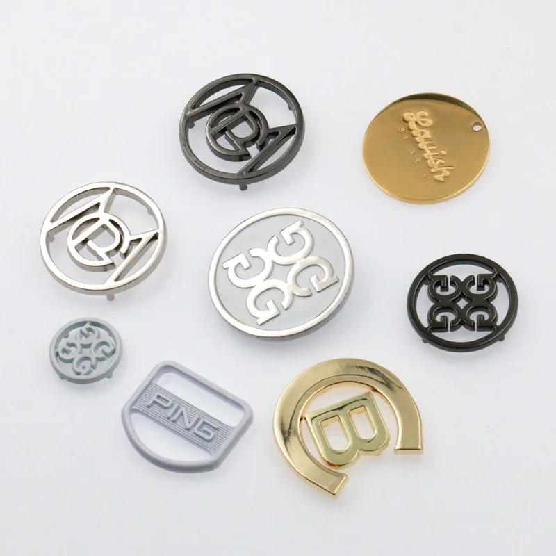 Пользовательские вырезанные металлические бирки abaya логотип одежда Логотип этикетка ткани бирки