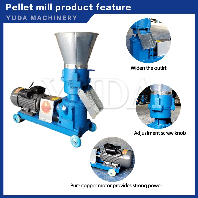 Small Home Use Chicken Turkey Duck Animal Feed Pellet Machine for Poultry feed processing machines