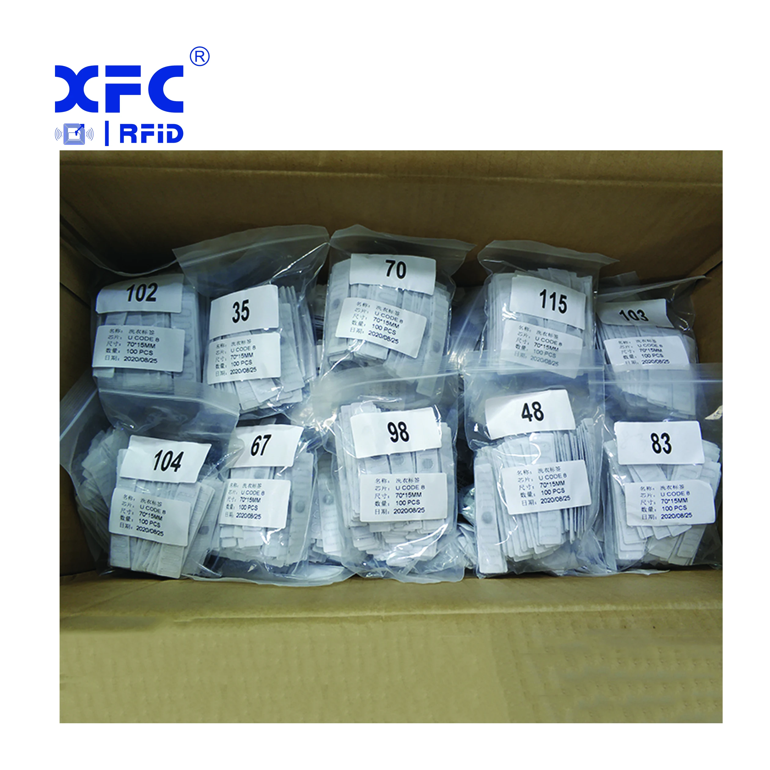 System Management Long Range RFID UHF Tag 860-960MHz RFID Label