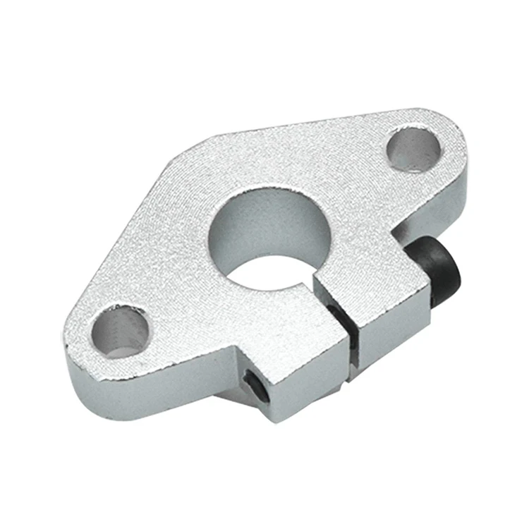 CNC Router Parts Aluminum Alloy Linear Rod Rail Shaft Support for 12mm Diameter Shaft