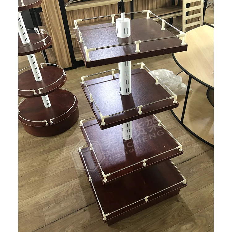Meicheng Supermarket Retail Display Racks Promotional Display Round Product Display Stand