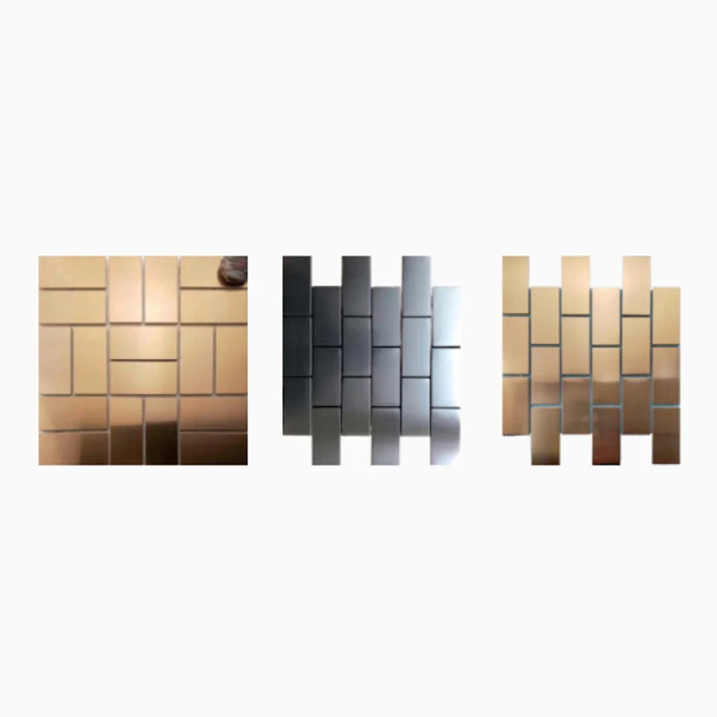 Modern Simple New Long Strip Art Porcelain Mosaic Wall Tiles