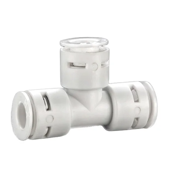 elbow collet quick plastic fitting connector tee ro water system fittings